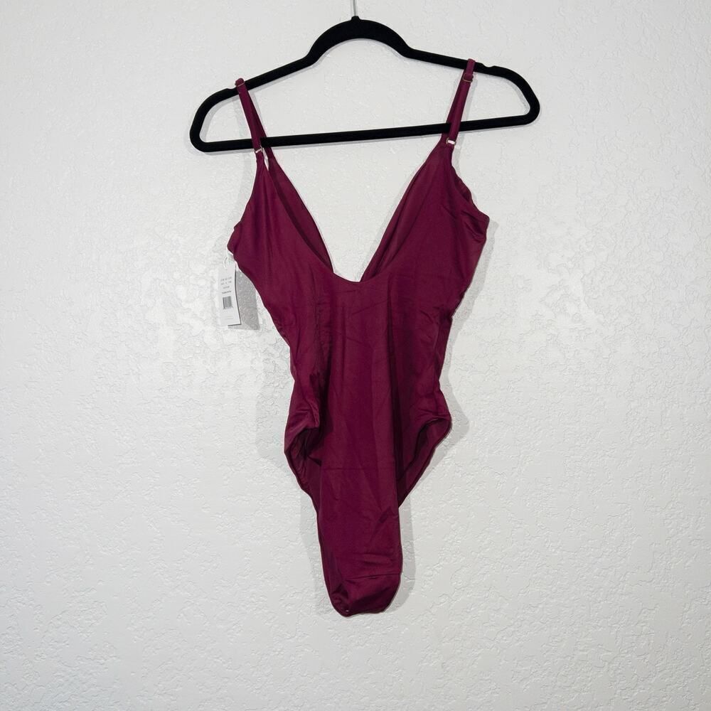 NWT Andie Plum Purple Santorini One Piece Swimsuit Size XL - Picture 6 of 8